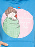 Turquoise Printed - HoodieV Design 62 - Khotwh